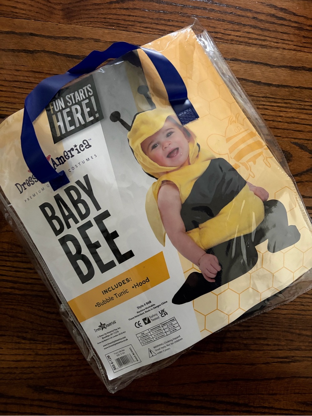 Dress America Baby Bee Halloween Costume 6-12 Months